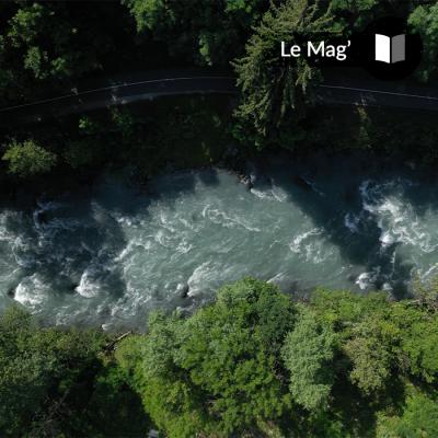 To stay cool, you have to get out on the Isère river! 